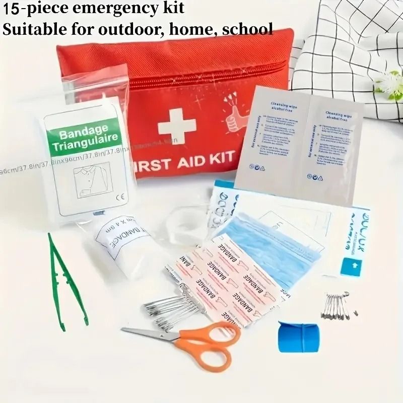 MultiPurpose Portable Emergency First Aid Kit Tactical Outdoor Ready 6