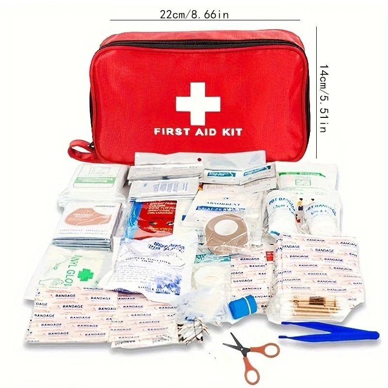 MultiPurpose Portable Emergency First Aid Kit Tactical Outdoor Ready 9