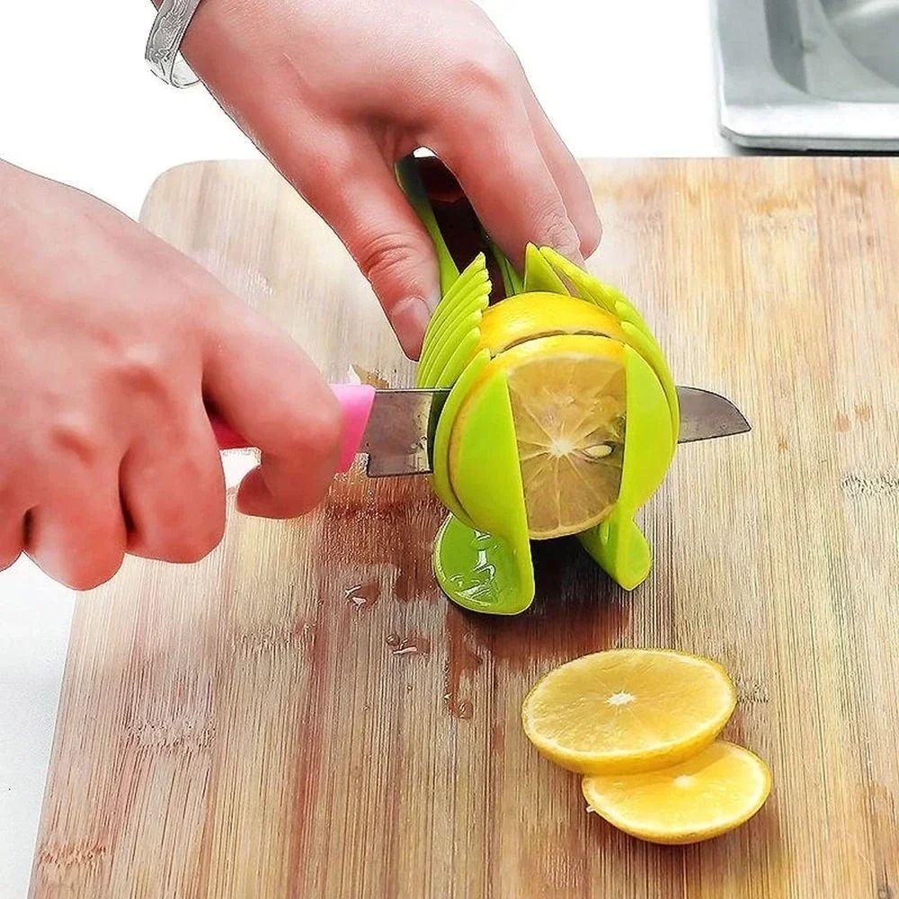 Creative Round Slicing Clamp MultiFunctional Fruit Vegetable Cutter 2