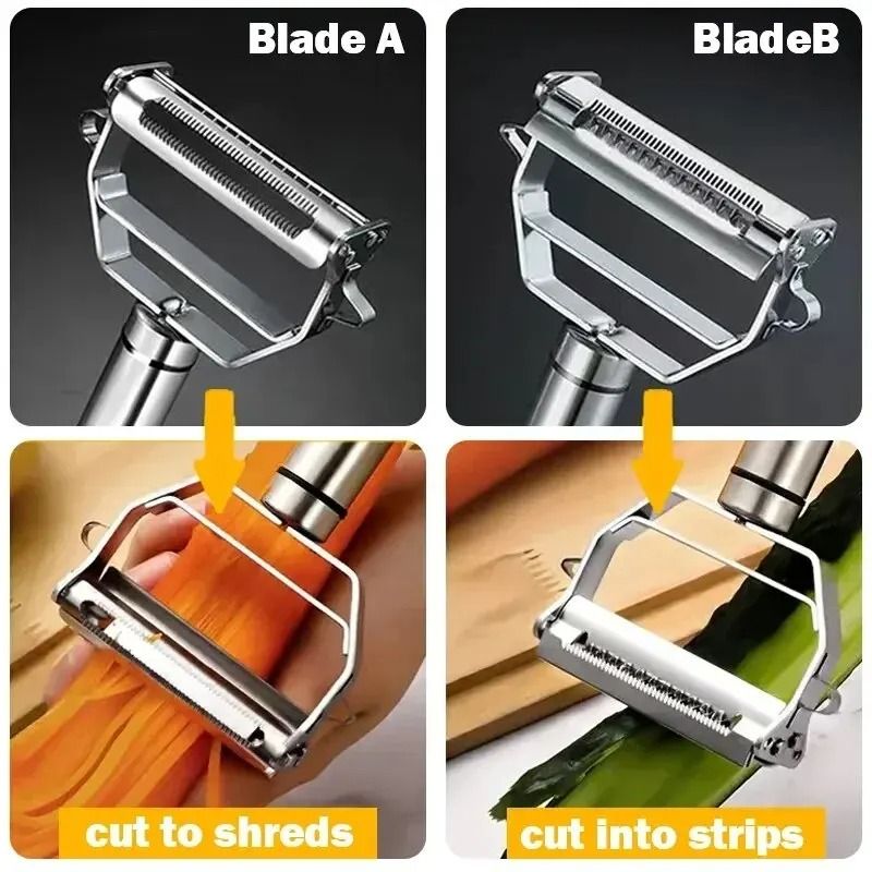 4in1 Multifunction Stainless Steel Peeler Grater 4