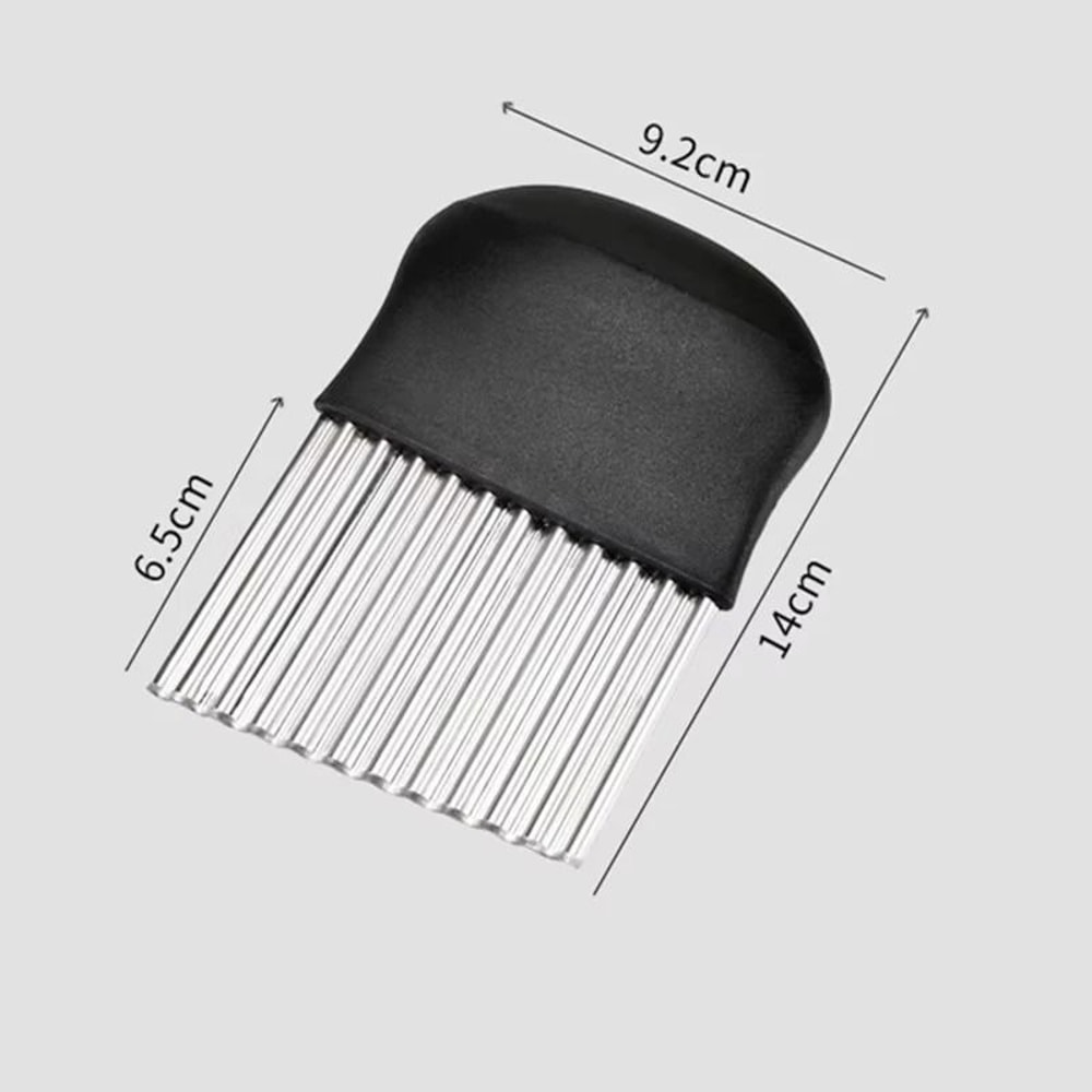 Stainless Steel Crinkle Wavy Slicer Professional French Fry Veggie Cutter 8