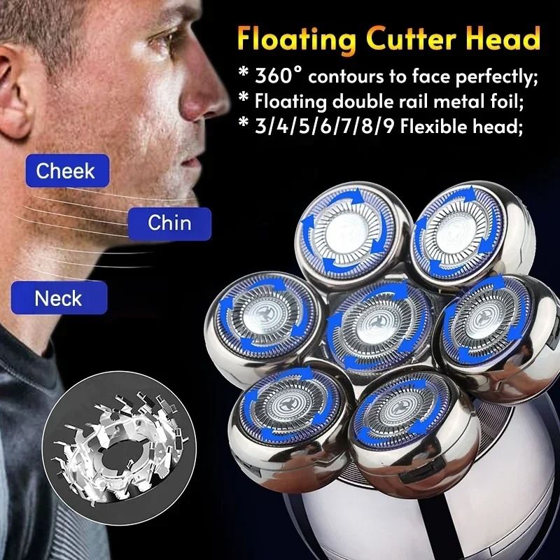 Universal Replacement Shaver Grooming Heads 3D To 9D Floating Cutters 1