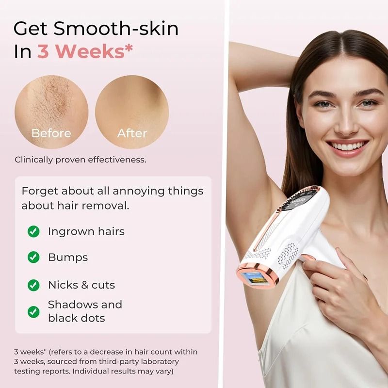 Permanent IPL Laser Hair Removal System Professional AtHome Epilator 2