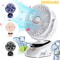 Portable MultiSurface USB Clip Fan Versatile Personal Cooling 7
