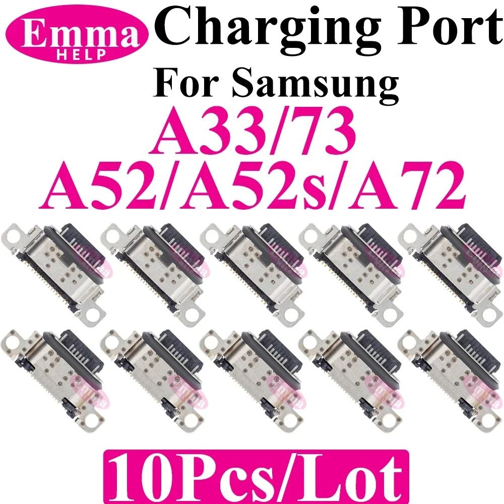 10Piece Original USB Charging Port Connector Set For Samsung Galaxy A Series 16