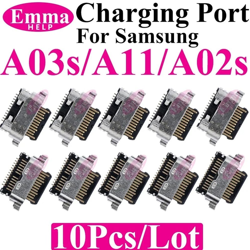 10Piece Original USB Charging Port Connector Set For Samsung Galaxy A Series 20