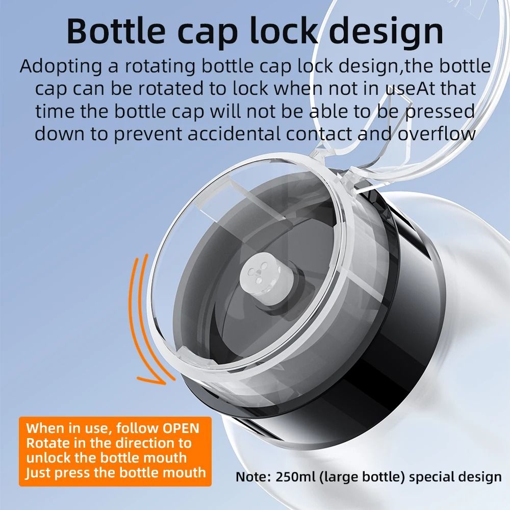 Refillable Press Pump Alcohol Dispenser Bottle Precision Cleaning Accessory 2