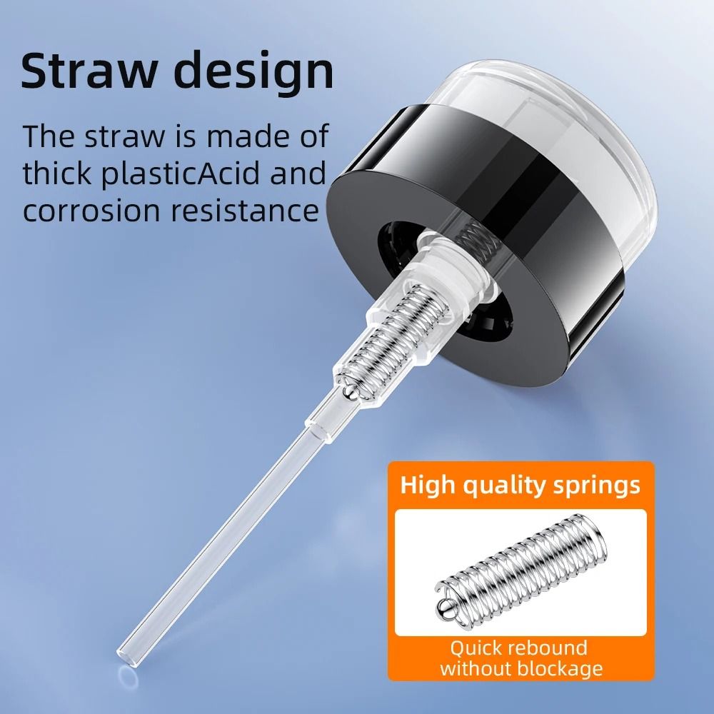 Refillable Press Pump Alcohol Dispenser Bottle Precision Cleaning Accessory 5