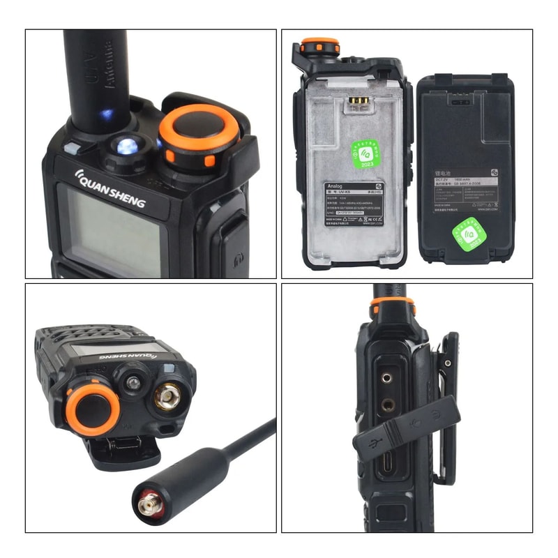 Quansheng UVK5 MultiBand Walkie Talkie Professional 5W TwoWay Radio 3