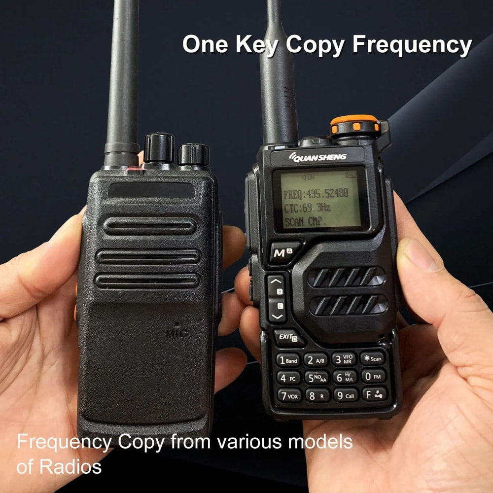 Quansheng UVK5 MultiBand Walkie Talkie Professional 5W TwoWay Radio 5