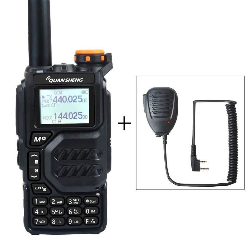 Quansheng UVK5 MultiBand Walkie Talkie Professional 5W TwoWay Radio 8