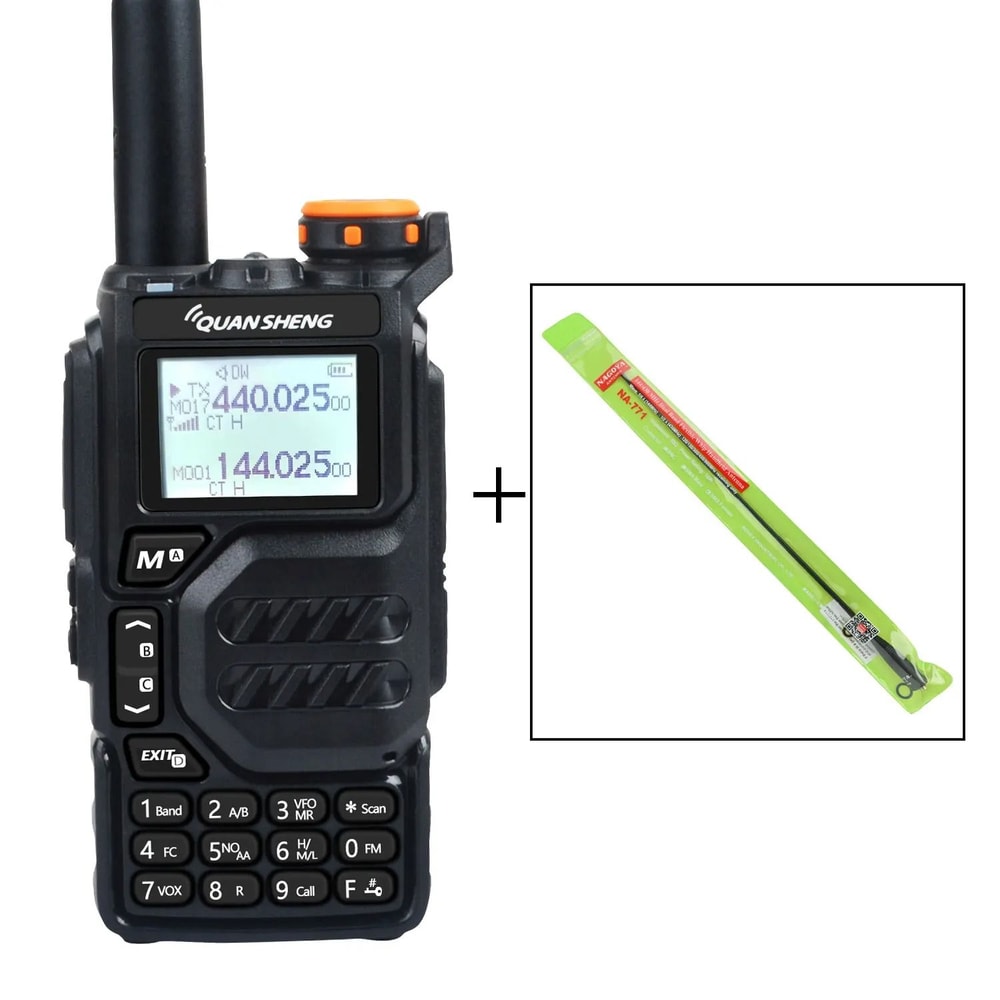 Quansheng UVK5 MultiBand Walkie Talkie Professional 5W TwoWay Radio 9