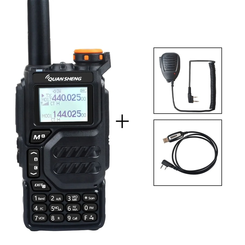Quansheng UVK5 MultiBand Walkie Talkie Professional 5W TwoWay Radio 11
