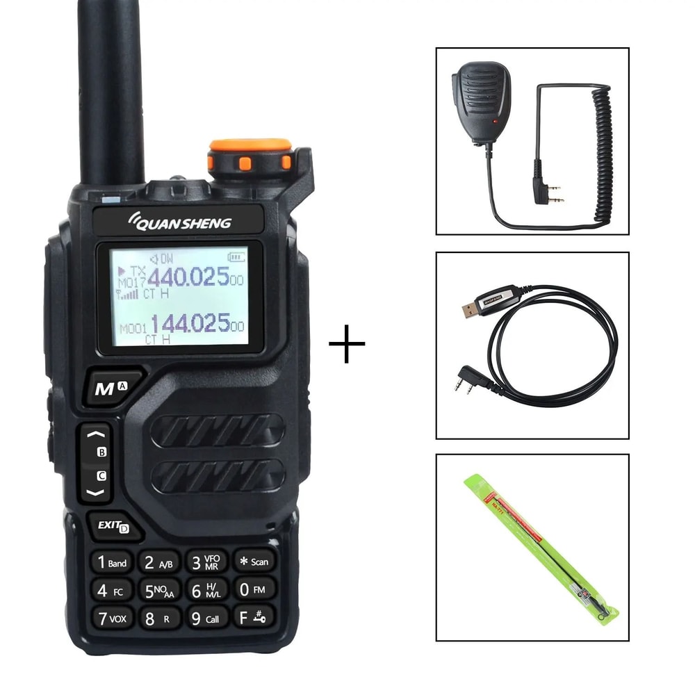 Quansheng UVK5 MultiBand Walkie Talkie Professional 5W TwoWay Radio 13