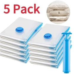 premium space-saving vacuum storage bags – waterproof compressed organizer set
