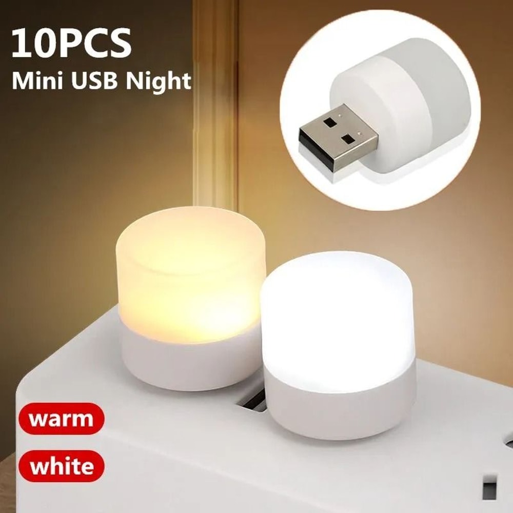 Portable Eye Protection Mini USB LED Night Light Reading And Charging Lamp 0