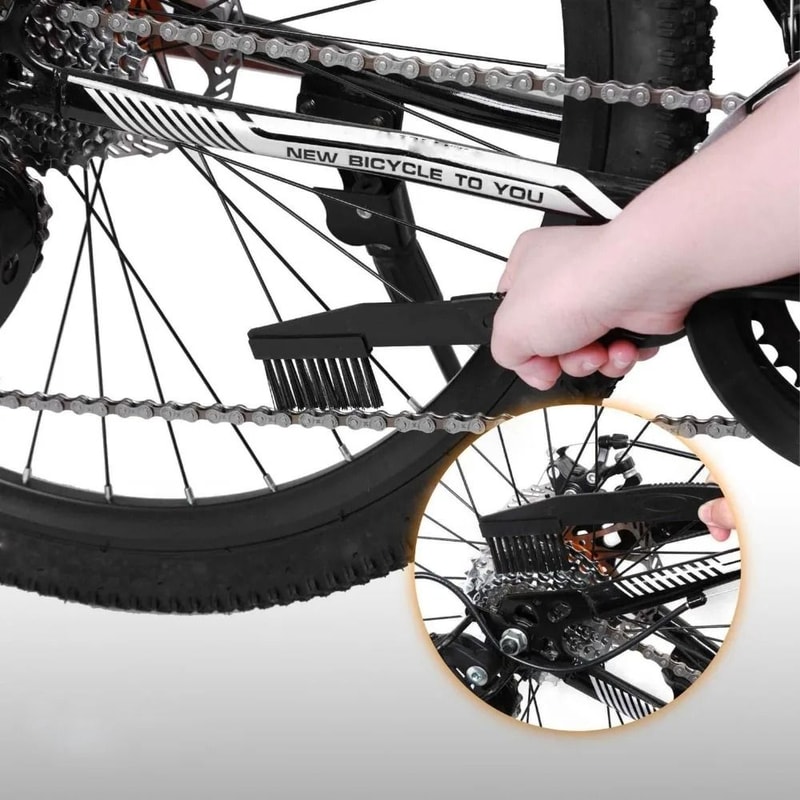 Portable Bicycle Chain Cleaner And Scrubber Professional Cycling Maintenance Kit 5