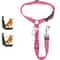 New Solid Twoinone Dog Harness Leash Adjustable Pet Backseat Safety Belt 11