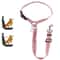 New Solid Twoinone Dog Harness Leash Adjustable Pet Backseat Safety Belt 6