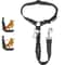 New Solid Twoinone Dog Harness Leash Adjustable Pet Backseat Safety Belt 7
