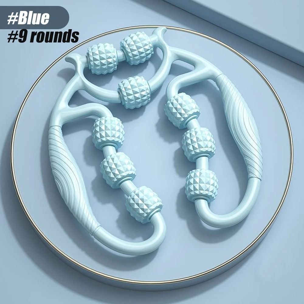 Newest 20 Wheel Annular Leg Clamp Massager Anticellulite Body Slimming Roller 10