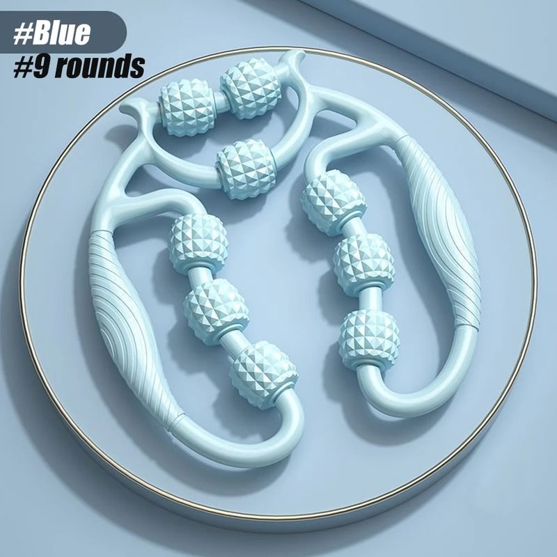 Newest 20 Wheel Annular Leg Clamp Massager Anticellulite Body Slimming Roller 10