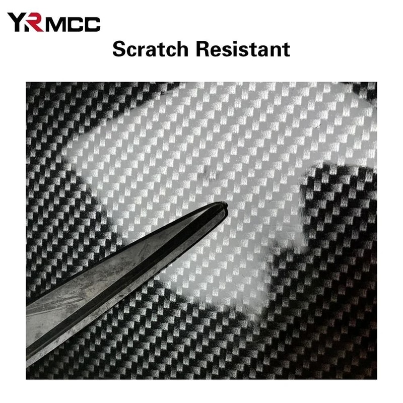 Premium Gloss Carbon Fiber Vinyl Wrap Waterproof 3D6D Car Styling Film 2