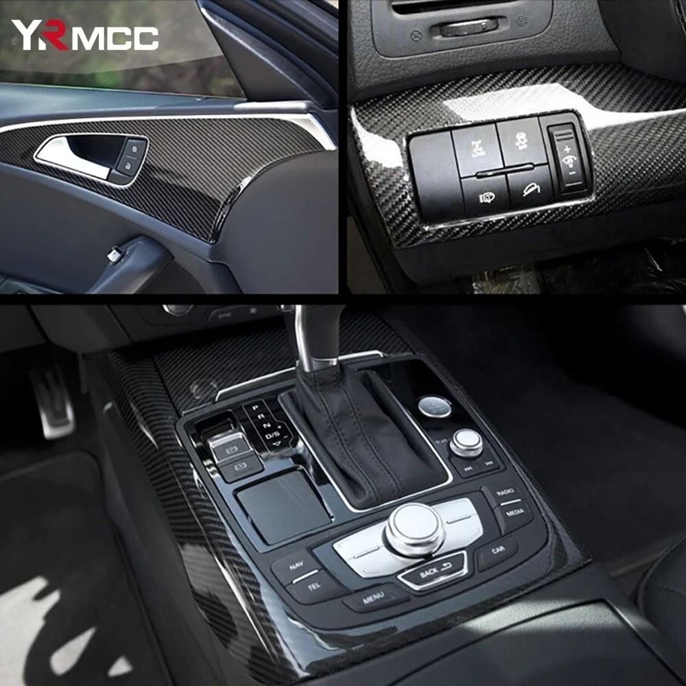 Premium Gloss Carbon Fiber Vinyl Wrap Waterproof 3D6D Car Styling Film 5