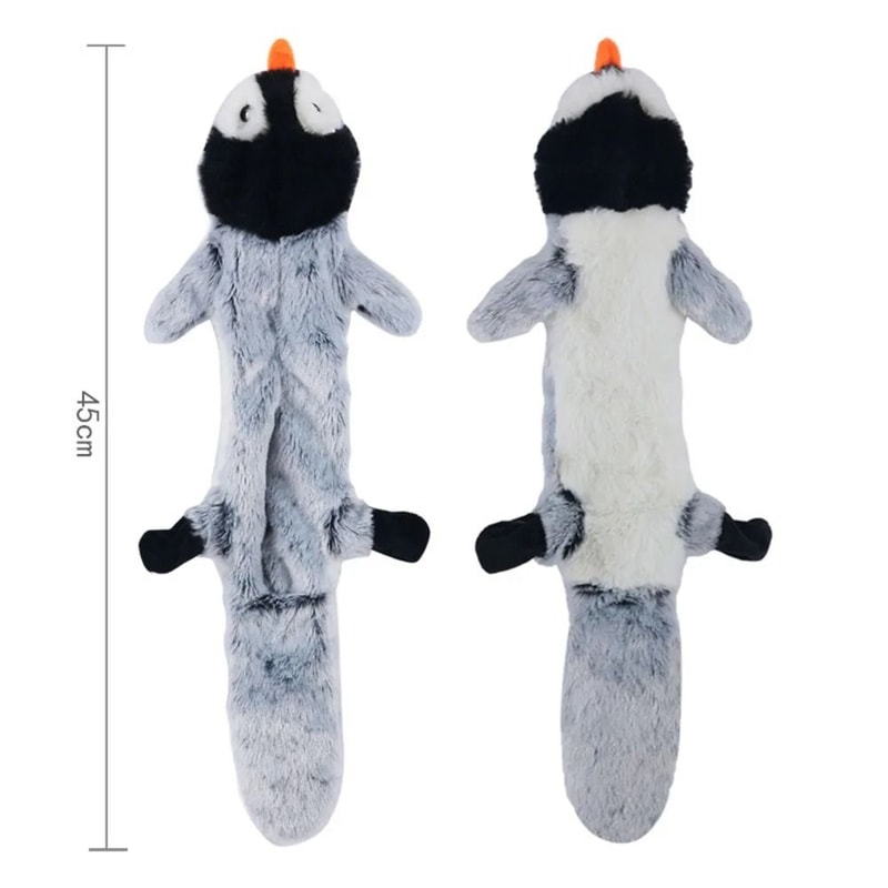 Simulated Animal NoStuffing Dog Toy Durable Plush Squeaky Pet Chew 12