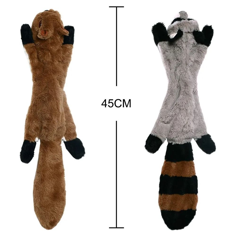 Simulated Animal NoStuffing Dog Toy Durable Plush Squeaky Pet Chew 5