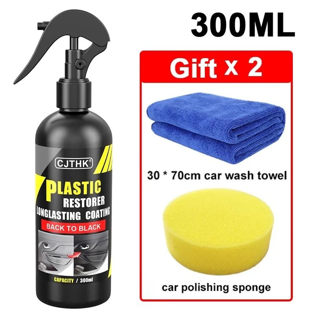 Car Plastic Restorer Gloss Renovator LongLasting Ceramic Coating For Auto Detailing 9