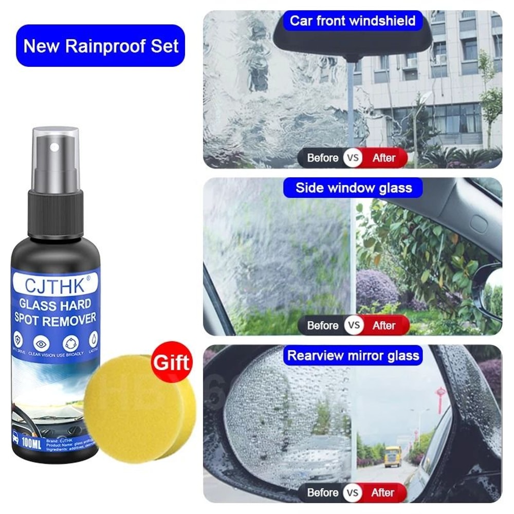 Water Repellent AntiRain Coating Professional Hydrophobic Car Glass Treatment 4