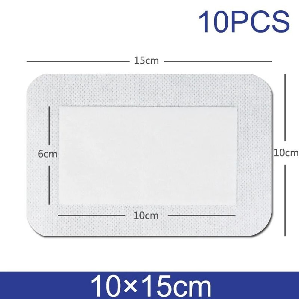 10pcs Sterile Waterproof Breathable Dressings HighAbsorption Adhesive Plasters 9