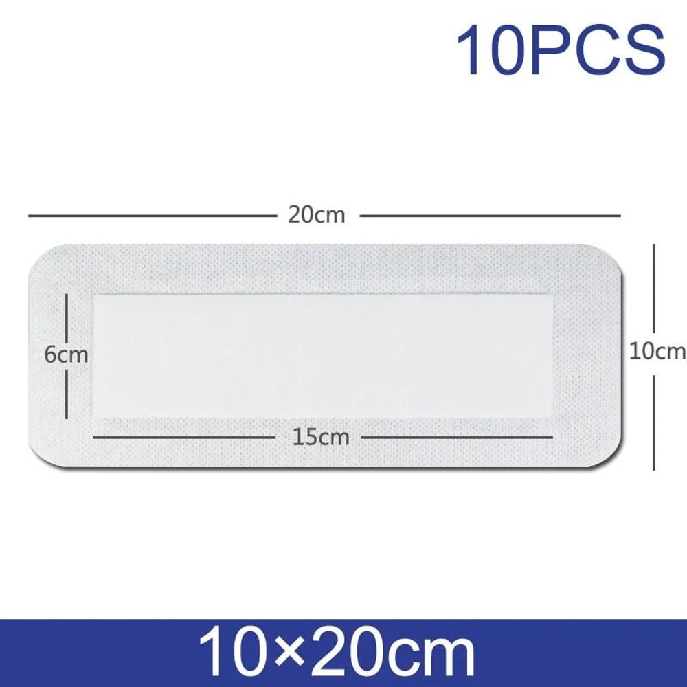 10pcs Sterile Waterproof Breathable Dressings HighAbsorption Adhesive Plasters 10