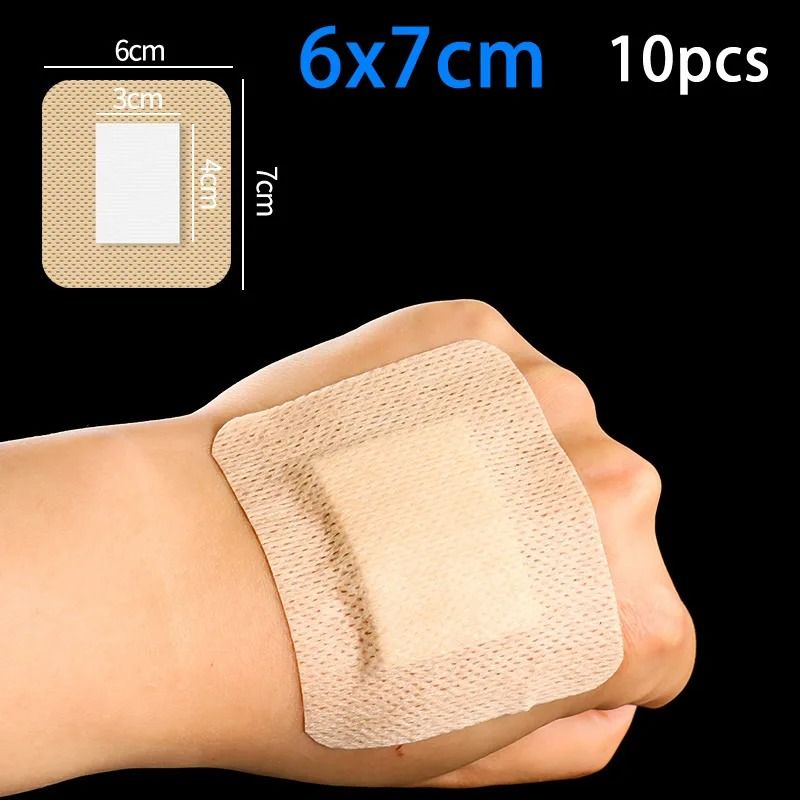 10pcs Sterile Waterproof Breathable Dressings HighAbsorption Adhesive Plasters 16