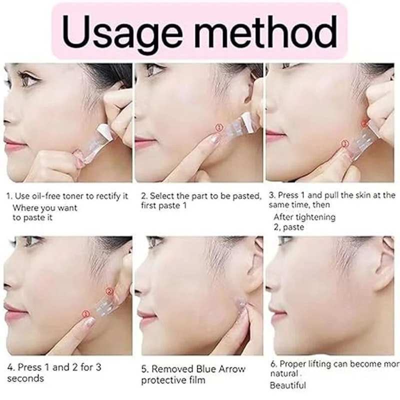 VLift Invisible Face Stickers Instant Face Lifting And Tightening Tape 5