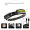 COB LED Induction Headlamp USB Rechargeable Sensor Flashlight 4