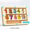 Montessori Magnetic Color Number Sorting Maze Wooden Sensory Activity Board 10