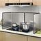 Stainless Steel Oil Splatter Guard HeatResistant Gas Stove Grease Screen 0