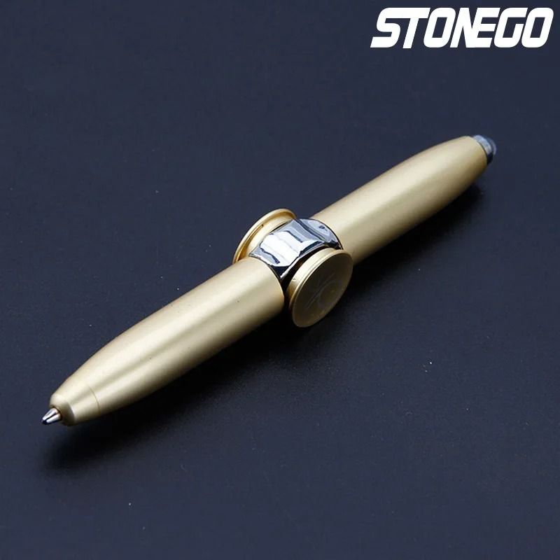 STONEGO 2in1 StressRelief Spinner Pen Gyroscope Writing Fidget Tool 6
