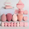 20Piece Pink Makeup Sponge Puff Set Professional Blending Setting Kit 4