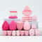 20Piece Pink Makeup Sponge Puff Set Professional Blending Setting Kit 13