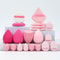 20Piece Pink Makeup Sponge Puff Set Professional Blending Setting Kit 13