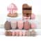 20Piece Pink Makeup Sponge Puff Set Professional Blending Setting Kit 14