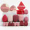 20Piece Pink Makeup Sponge Puff Set Professional Blending Setting Kit 15