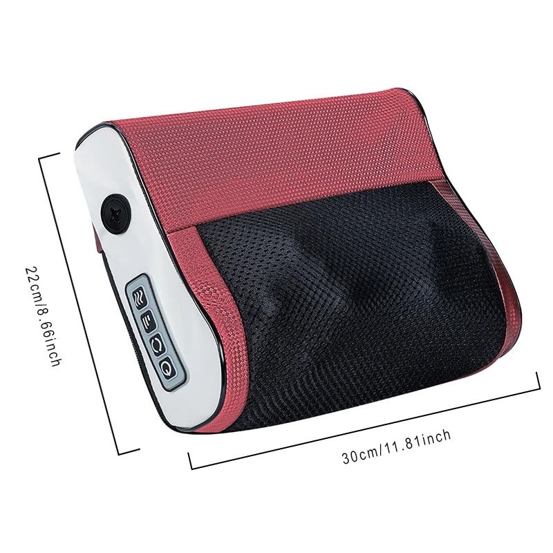 MultiFunctional Neck And Shoulder Massager Ergonomic Kneading Heat Relief Tool 5