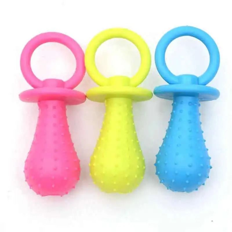 Durable Rubber Pet Chew Toy Teeth Cleaning Training Toy For Small Dogs 4