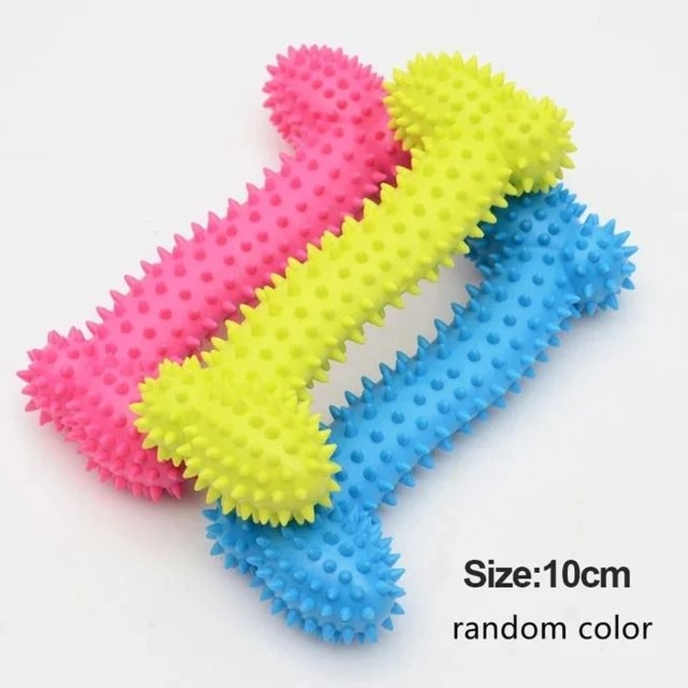 Durable Rubber Pet Chew Toy Teeth Cleaning Training Toy For Small Dogs 8