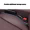 2Pcs Universal Car Seat Gap Filler PU LeakProof Stopper Organizer 2