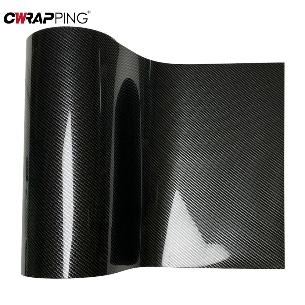 9D HighGloss Carbon Fiber Vinyl Film Premium Automotive Wrap 1